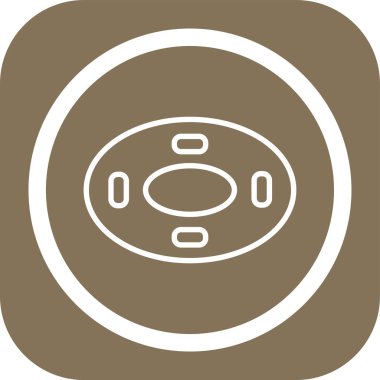 Gıda simgesinin vektör illüstrasyonu