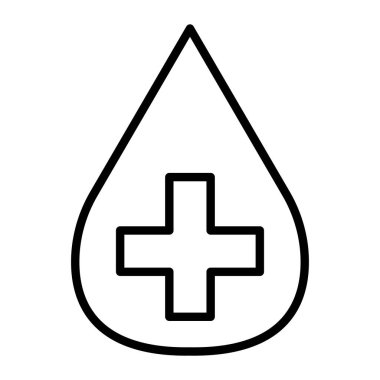kan damlası ikonu vektör illüstrasyon grafik tasarımı