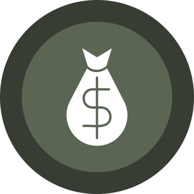 bank düz vektör simgesi