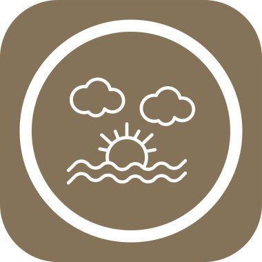 Bulut. Web simgesi vektör illüstrasyonu