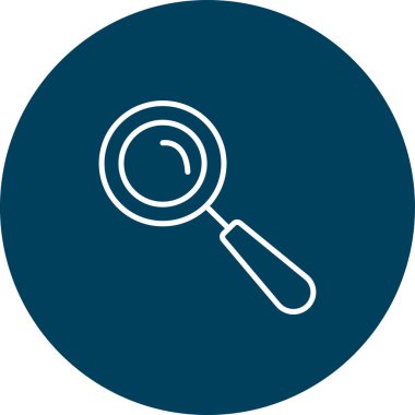 Büyütme cam simgesi, vektör tasarımı