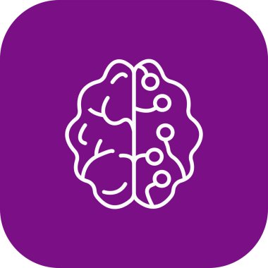 vektör Beyin simgesi sembolü