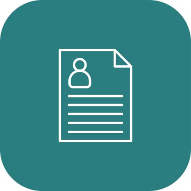 Belge simgesinin vektör illüstrasyonu