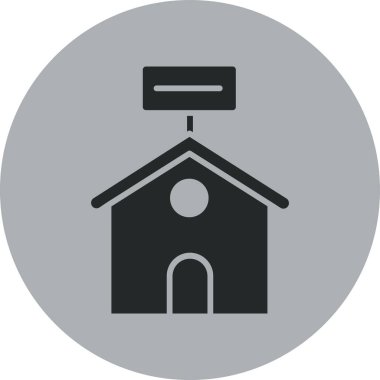 ev simgesi vektör illüstrasyonu