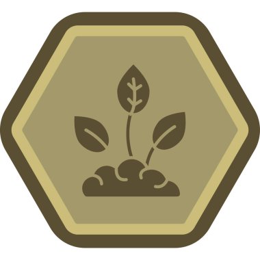 bitki simgesi vektör illüstrasyonu