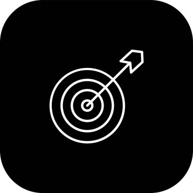 vektör hedef simgesi illüstrasyonu