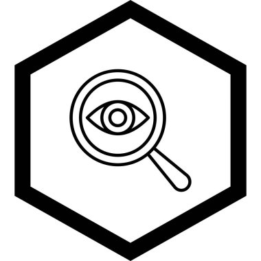 Göz simgesi vektör illüstrasyonu