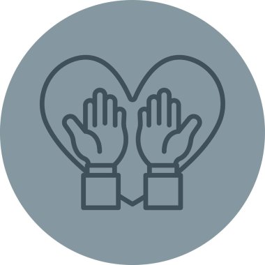 İnsan simgesinin vektör illüstrasyonu