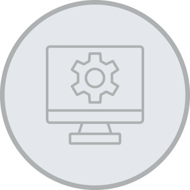 vektör ayarı simgesi, illüstrasyon, grafik