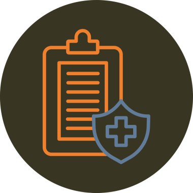 Sağlık simgesinin vektör illüstrasyonu