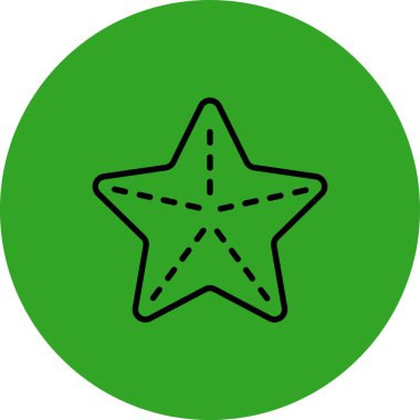 yıldız simgesi vektör illüstrasyonu