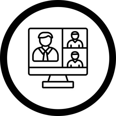 seo modern simgesinin vektör illüstrasyonu