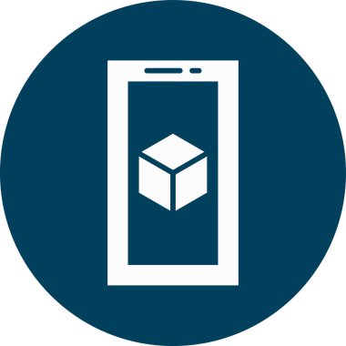 Benzersiz cep telefonu vektör simgesi