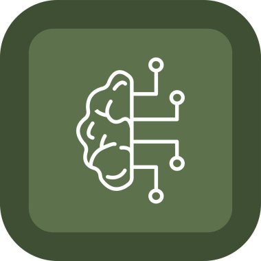 Projeniz için yapay zeka vektör simgesi