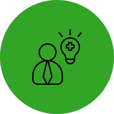 Modern simgenin vektör illüstrasyonu