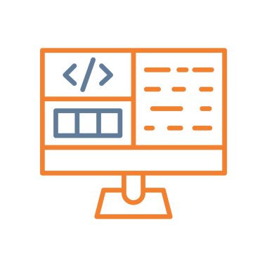 Web sitesi tasarımı ve masaüstü zarfları için web simgesi, geliştirme. premium paket.