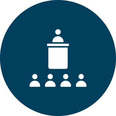 İş ve finans simgesinin vektör illüstrasyonu