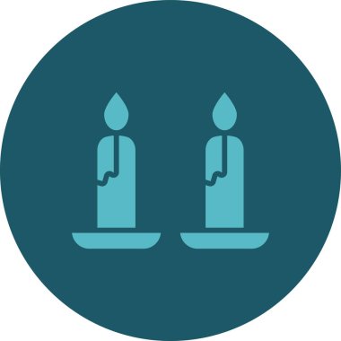 Mumlar web simgesi, vektör çizim