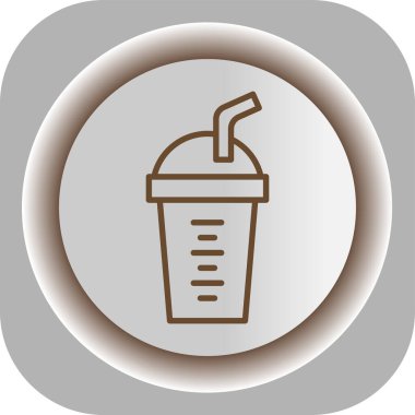 içecek simgesinin vektör illüstrasyonu