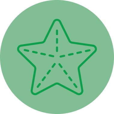 yıldız simgesi vektör illüstrasyonu