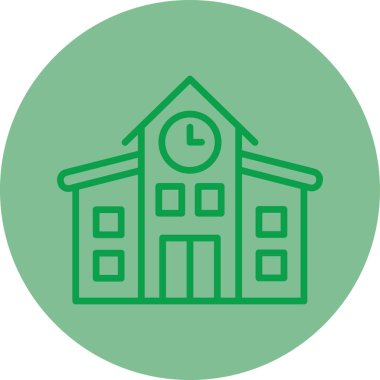 Ev modern simgesinin vektör illüstrasyonu