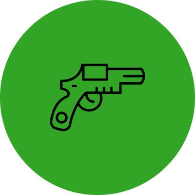 silah simgesi, vektör illüstrasyonu