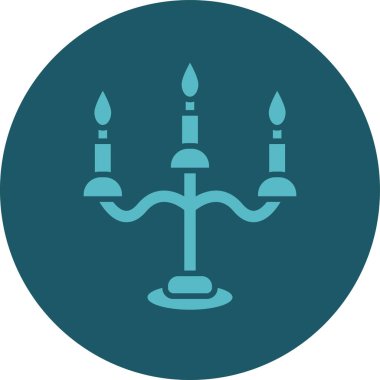 Mum simgesi vektör illüstrasyonu