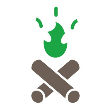 vektör ateş simgesi illüstrasyonu