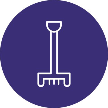 Bahçe simgesinin vektör illüstrasyonu