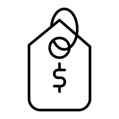 Evin anahtarı simgesi. Beyaz arkaplanda izole edilmiş web tasarımı için ev anahtarı vektör simgesi