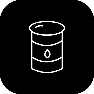 Moda tarzı izole edilmiş arka planda varil simgesi