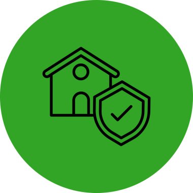 ev simgesi vektör illüstrasyonu