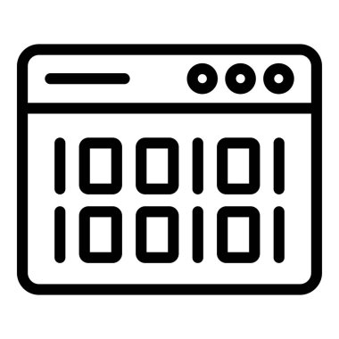 bilgisayar simgesi vektör illüstrasyonu