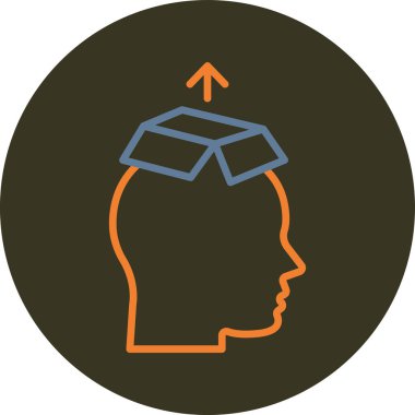 Modern simgenin vektör illüstrasyonu