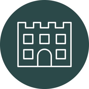 building icon. simple illustration of house vector icons for web