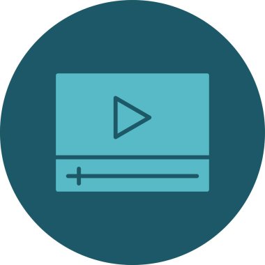 vektör lcd simgesi illüstrasyonu