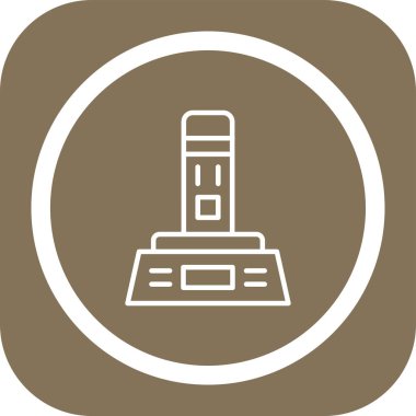 Modern simgenin vektör illüstrasyonu