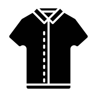 Modern b 'nin vektör illüstrasyonunda giysi ikonu yok