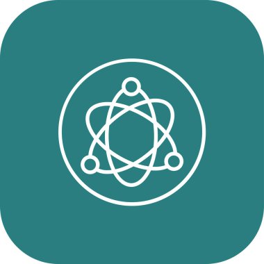 vektör atom simgesi illüstrasyonu