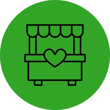 kanepe vektör çizgisi dekoru