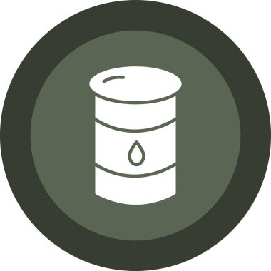 Yağ fıçısı. Basit illüstrasyon