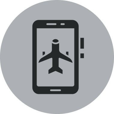 Seyahat ve tatil simgesinin vektör çizimi