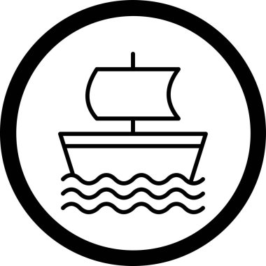 gemi web vektör illüstrasyonu