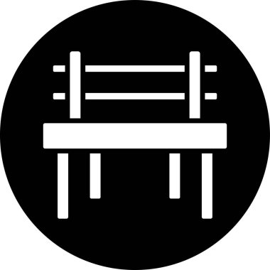 Barkod. Web simgesi vektör illüstrasyonu