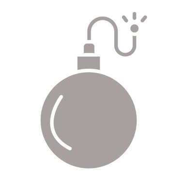 Noel topu ikonu vektör illüstrasyonu