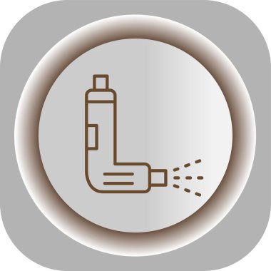 Bir şişe suyun vektör simgesi