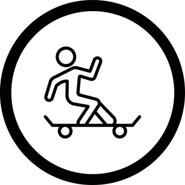 ekstrem spor simgesi, vektör illüstrasyonu