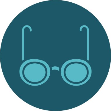 gözlük vektör renk simgesi deseni