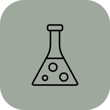 kimyasal web simgesi, vektör çizim