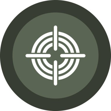 Hedef. Web simgesi basit illüstrasyon